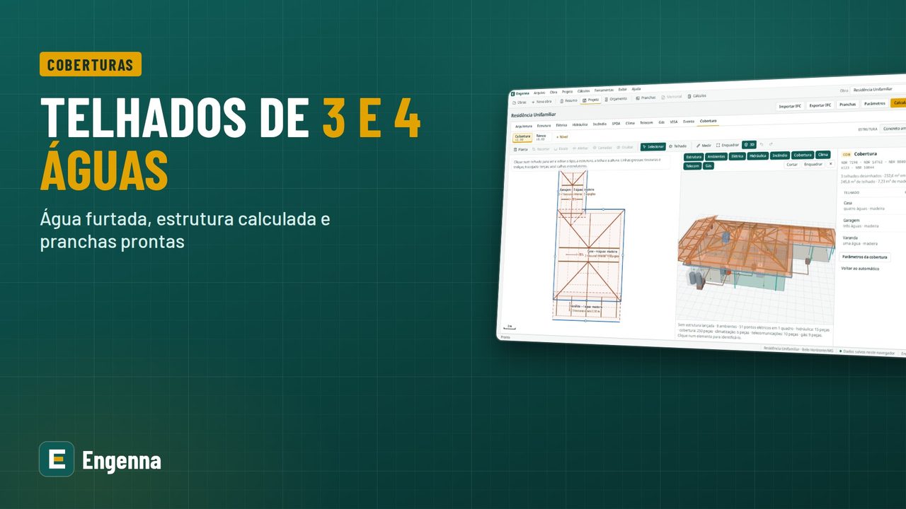 Miniatura do vídeo: telhado de quatro águas